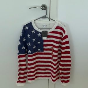 Medium ~ American Flag Sweater
